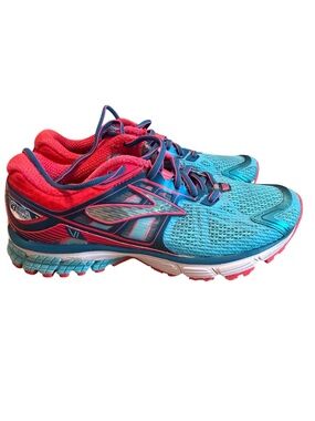 Brooks Ravenna 6 Running Shoes Womens Size 9.5 Teal Pink Stability Sneaker